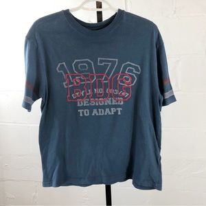 BDG Urban Outfitters Womens Crew Neck Tee Size S Blue Short Sleeve #26